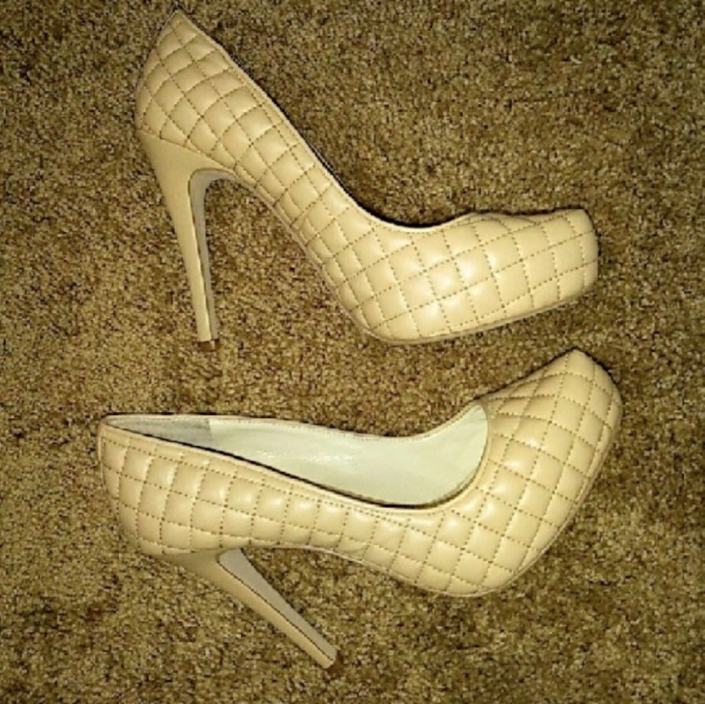 BCBGeneration Quilted "Pixie" Heels